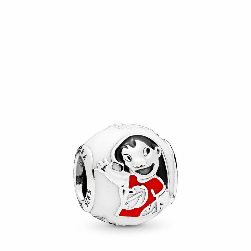 Pandora Disneyr Lilo & Stitch Charm - Sterling Silver/Enamel/Black - Canada | DS9023BF